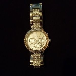 DKNY Silver tone watch